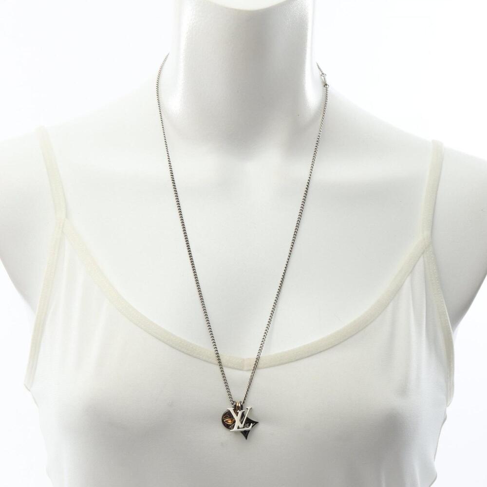 LOUIS VUITTON Gold Necklace - Picture 7 of 9